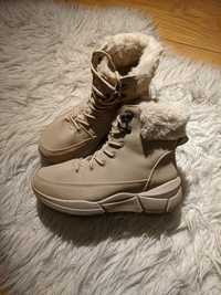 Śniegowce buty zimowe za kostkę 38