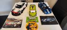 Klocki konstrukcyjne Porshe 911  Ford gt i Lamborghini sian ala lego