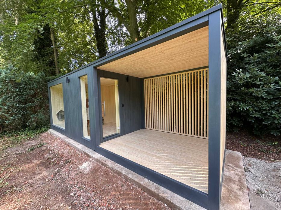 SAUNA OGRODOWA z opcją jacuzzi