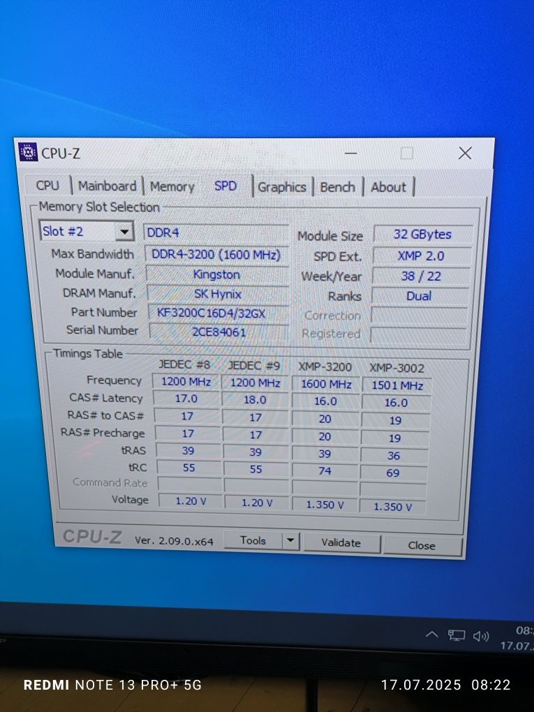 Pamięć RAM DDR4 64GB (2x32) 3200 CL16 Kingston Fury Beast
