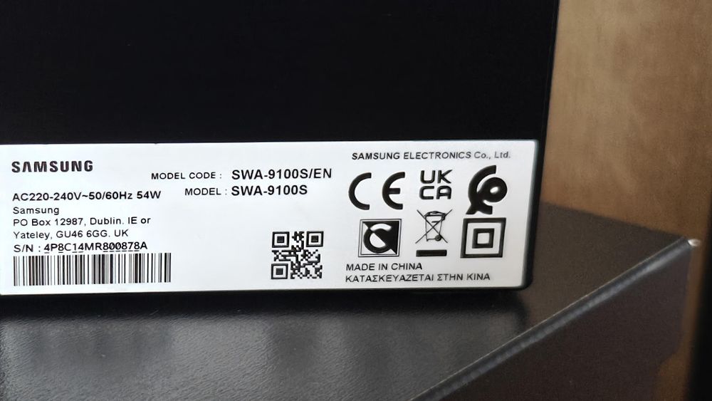 Samsung soundbar HW- Q800T plus SWA- 9100S
