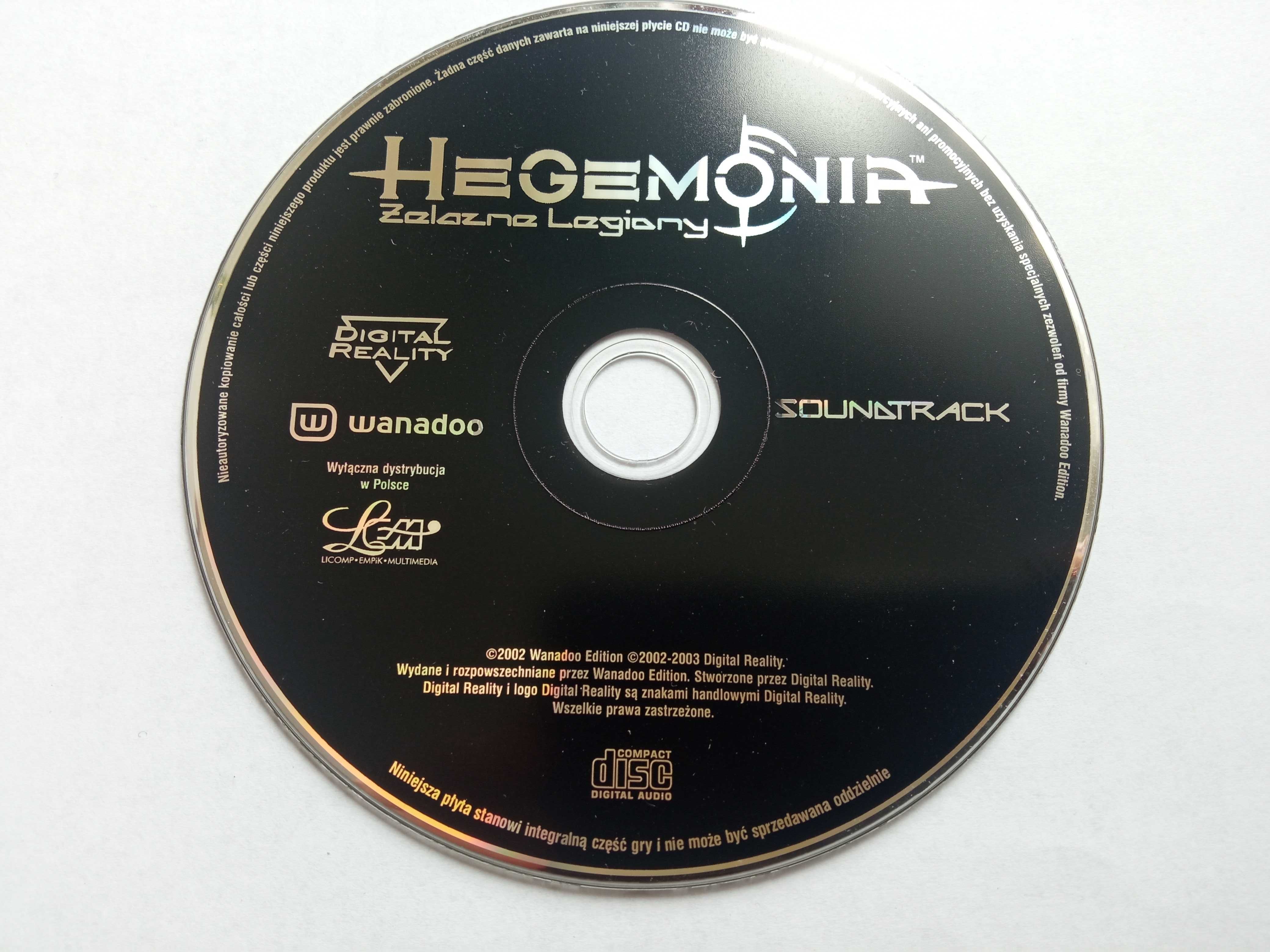 Hegemonia Żelazne Golemy Soundtrack Płyta CD z muzyką