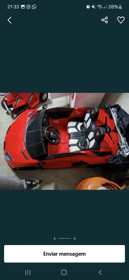 Carro de criança com 2 lugares aguenta ate 80kg modelo drift