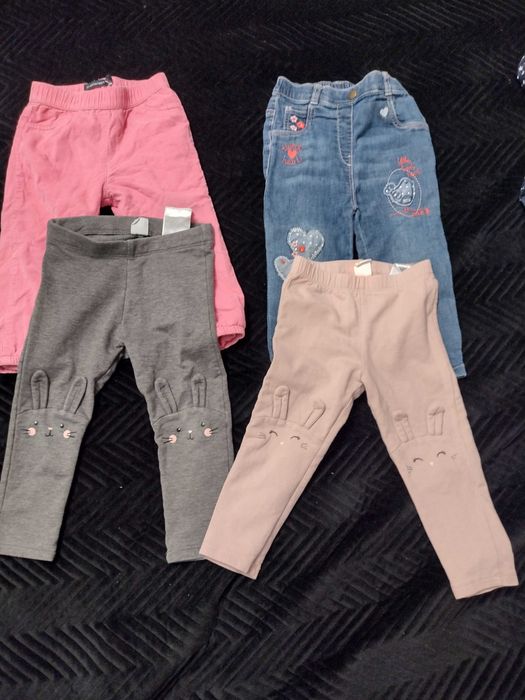 Paka mega kurtki, ocieplane legginsy rozmiar 86