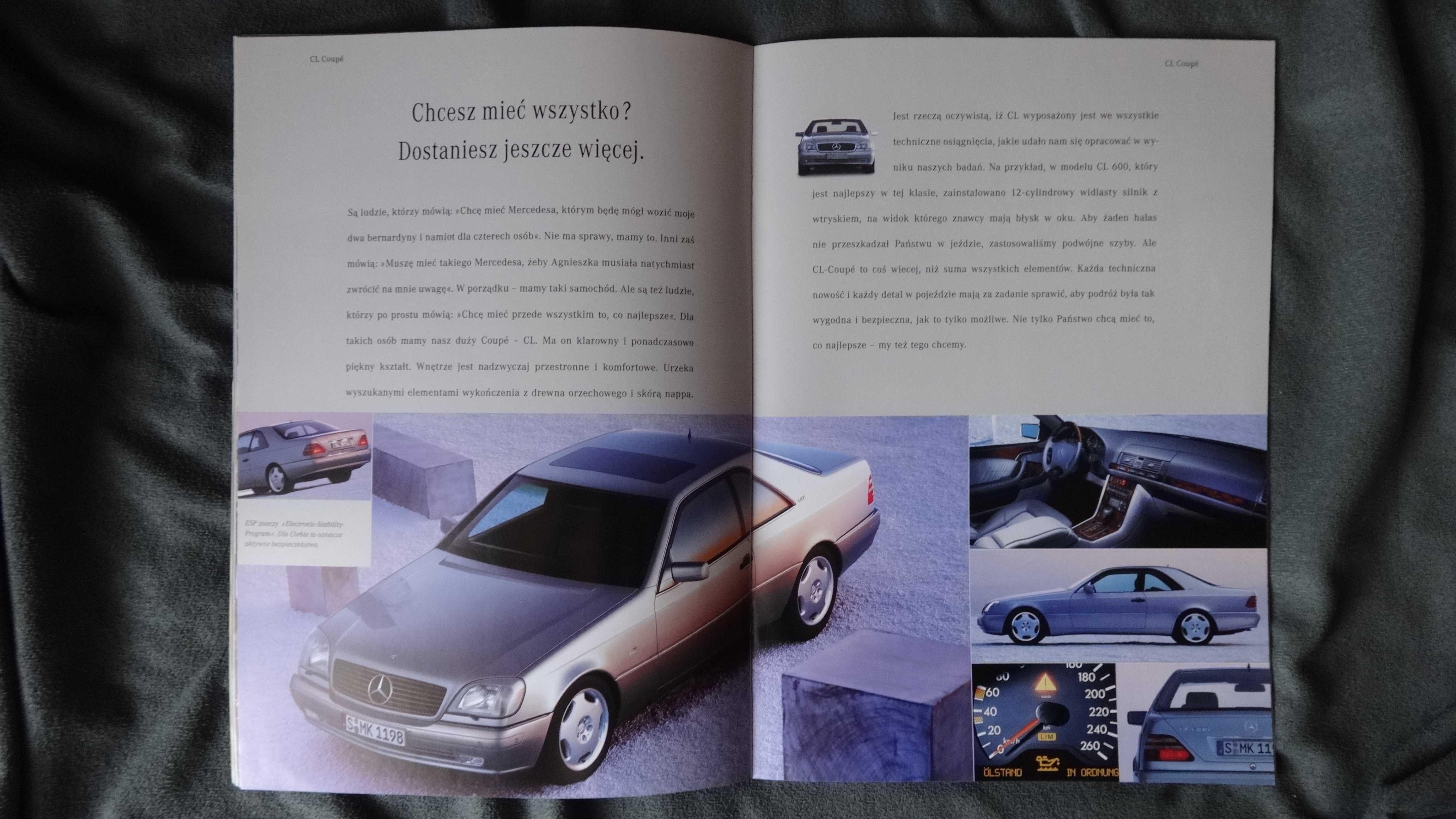 Prospekt Mercedes 1998 PL