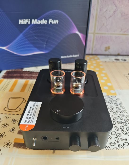 Fosi Audio GR70 - ламповый усилитель для наушников + ПОДАРОК 6 ЛАМП