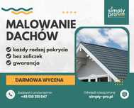 Profesjonalne malowanie mycie pokryć dachowych | GWARANCJA JAKOŚCI