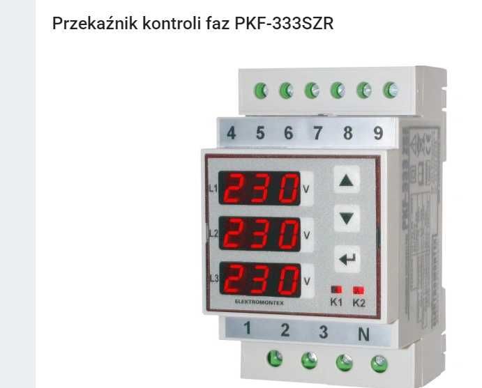 Przekażnik Kontroli Faz PKF-333 SZR