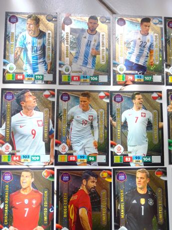 Karty limited edition Road to Russia 2018 world cup FIFA Panini