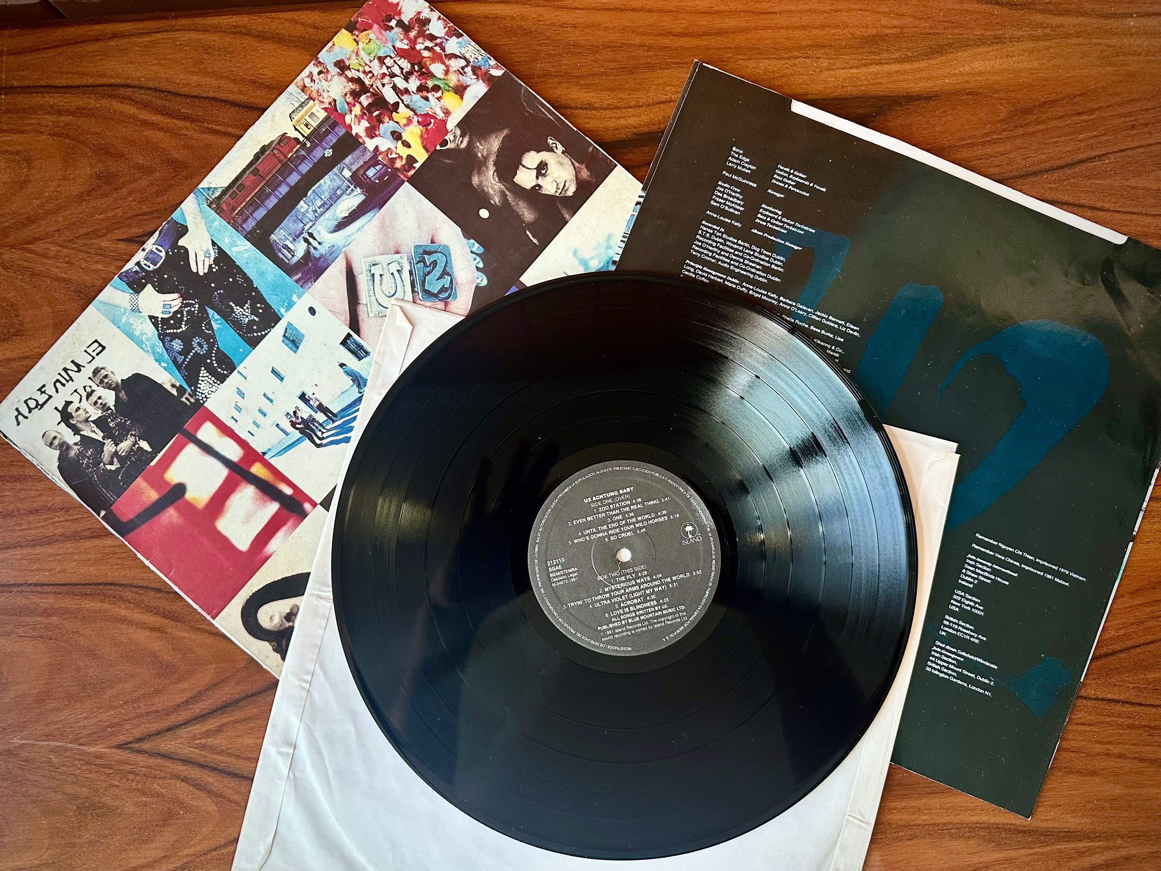 Disco vinil U2 - Achtung Baby