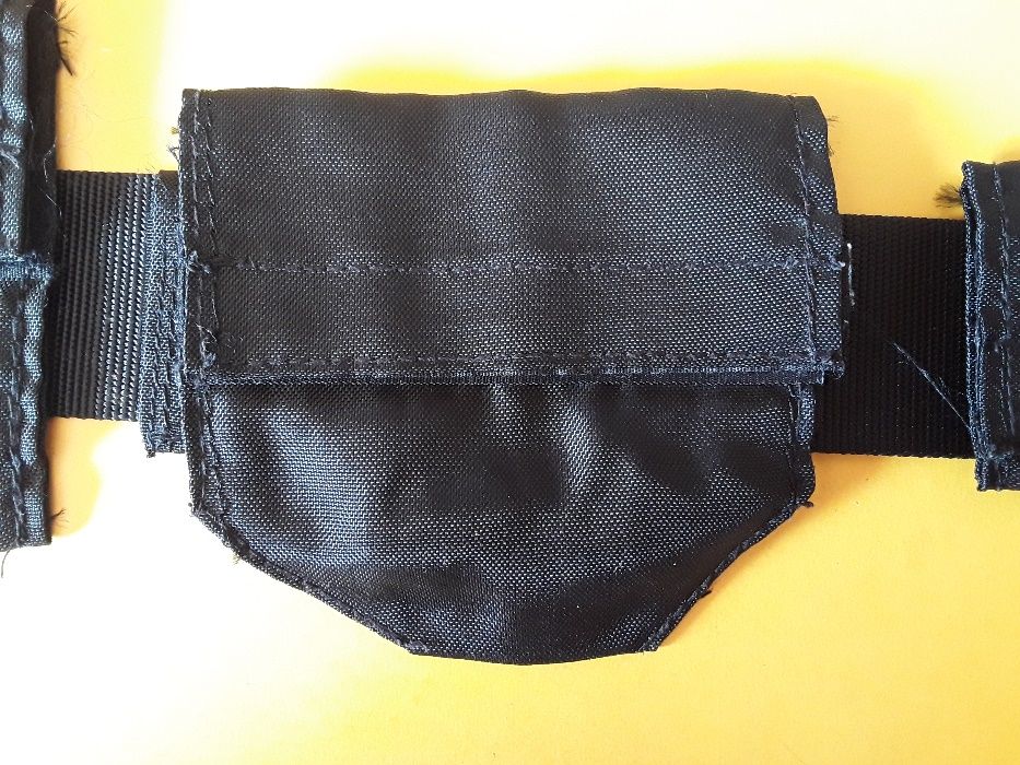 Cinto táctico com 4 bolsas, estilo militar