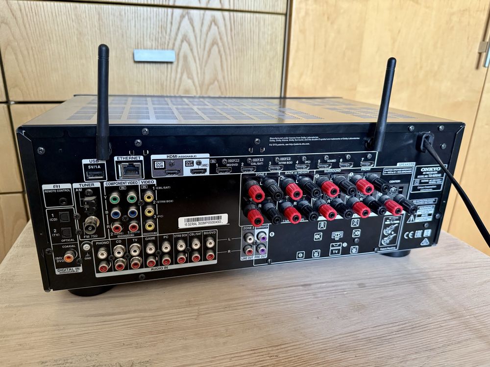 Amplituner sieciowy ONKYO TX-NR646 wifi