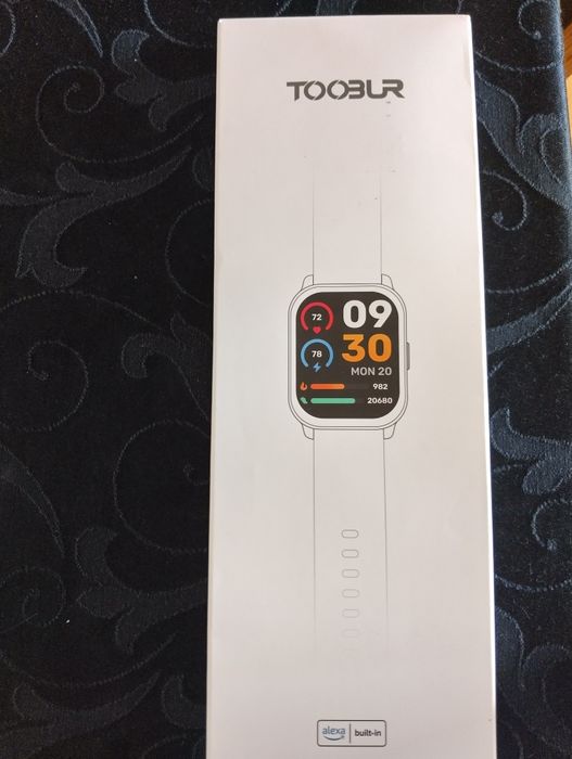 Toobur Smartwatch, Smart watch, Alexa incorporada SELADO