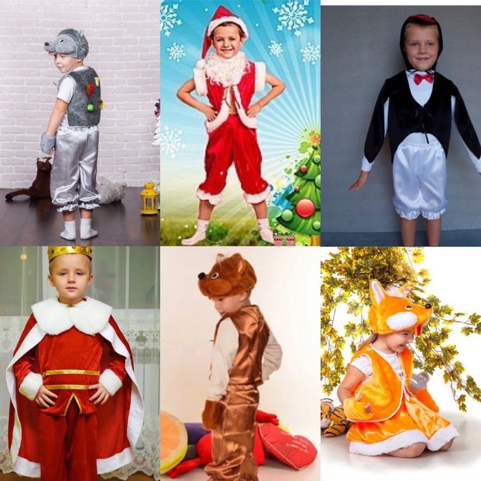 Прокат карнавальных костюмов Звери, персонажы 92-152 размеры