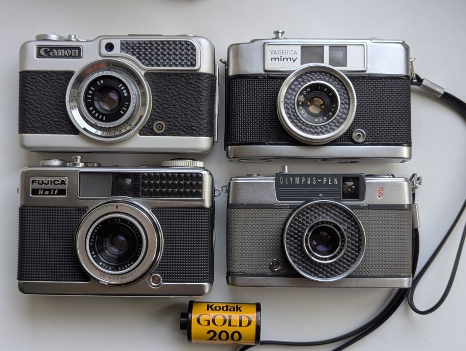 Olympus pen EE-S  Half-frame (півкадр)