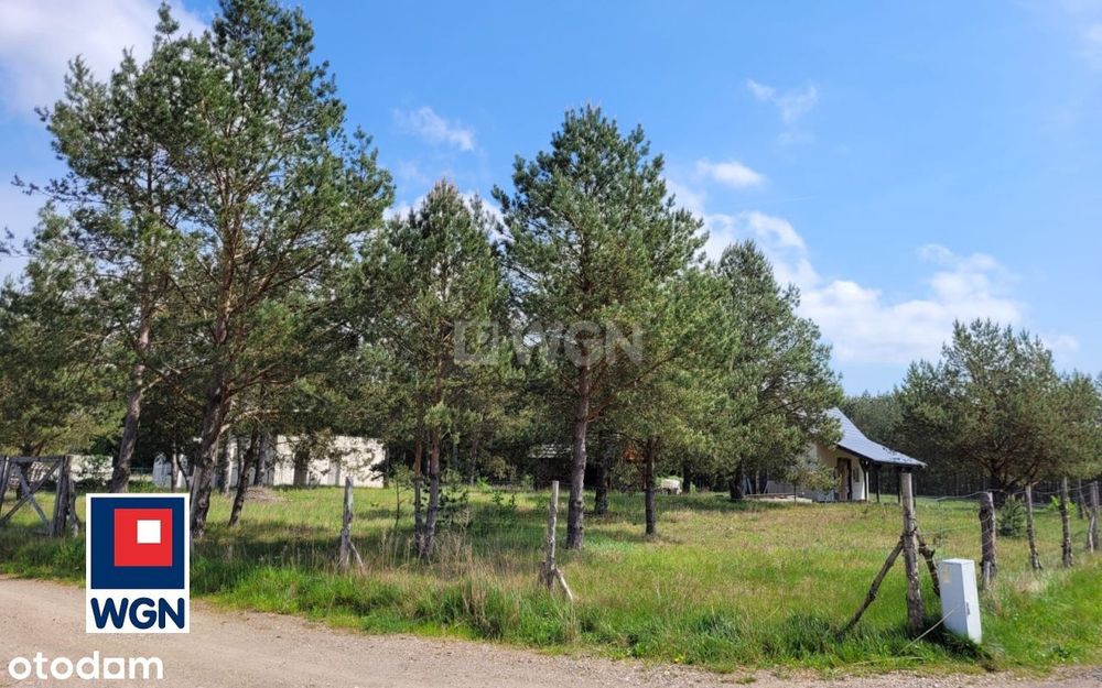 Działka budowlana w Rybakowie, pośród lasów i jezi