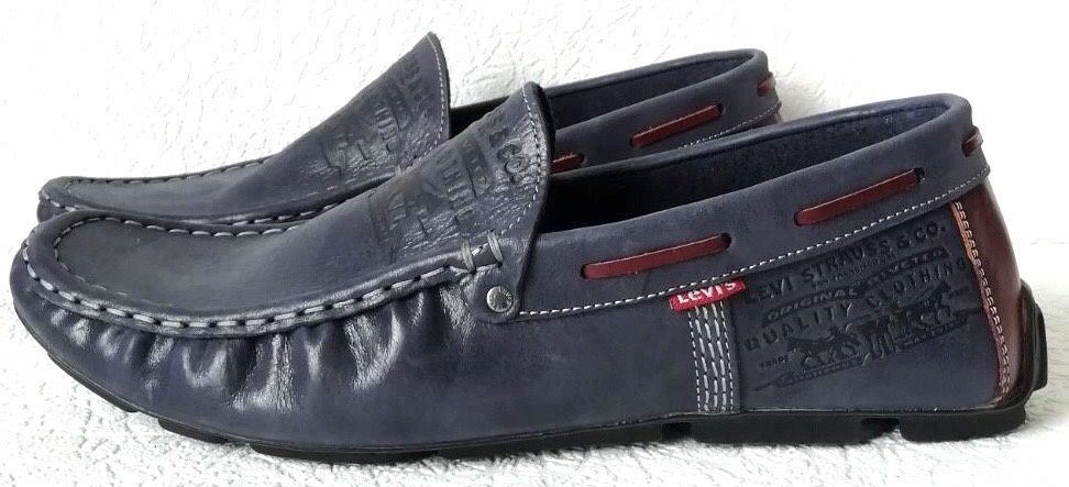 Levi’s мужские мокасины кожа левайс макасины летняя обувь levis левис