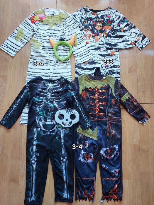 Костюм карнавальний скелет