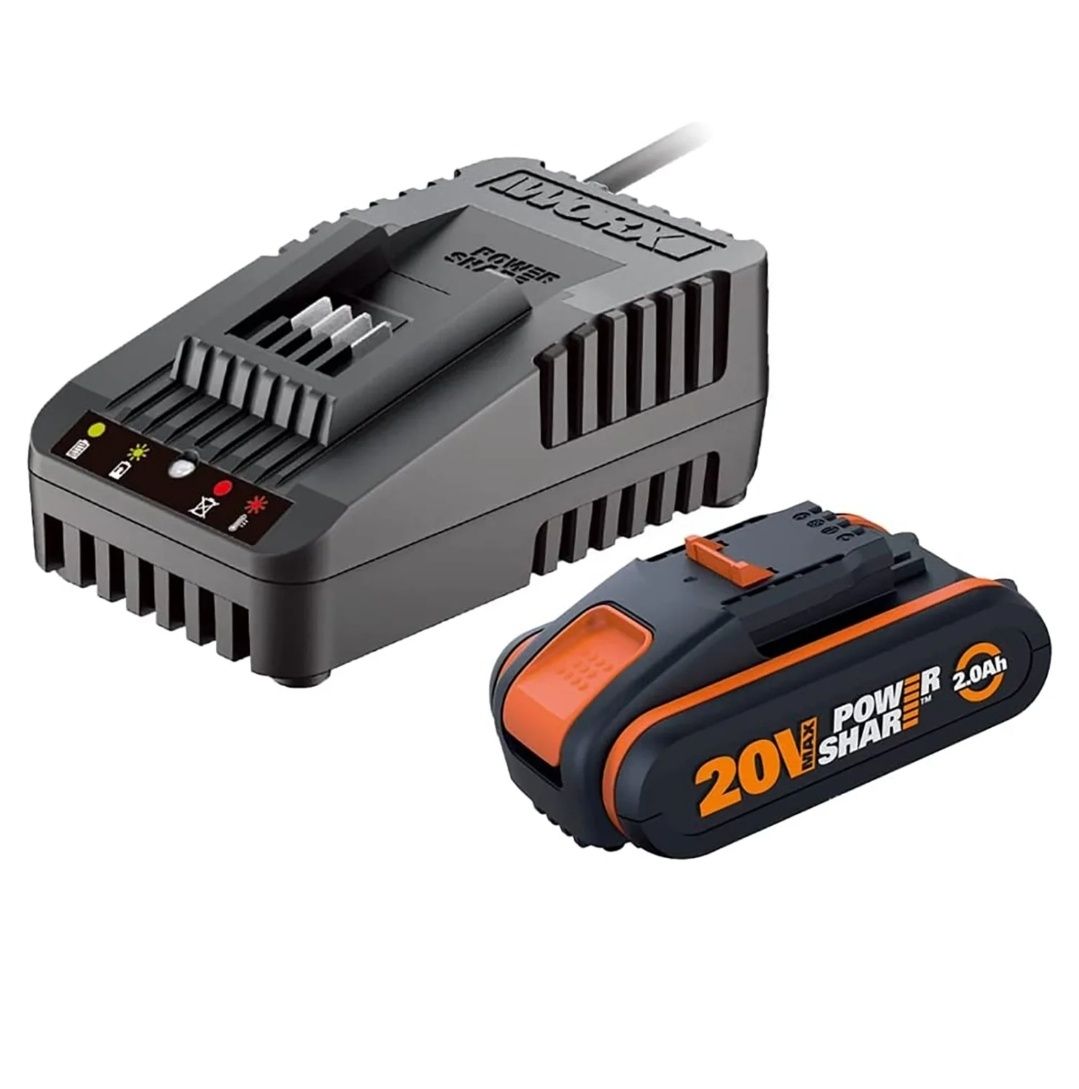 WORX Zestaw Akumulator 20V 2,0Ah + ładowarka nowy