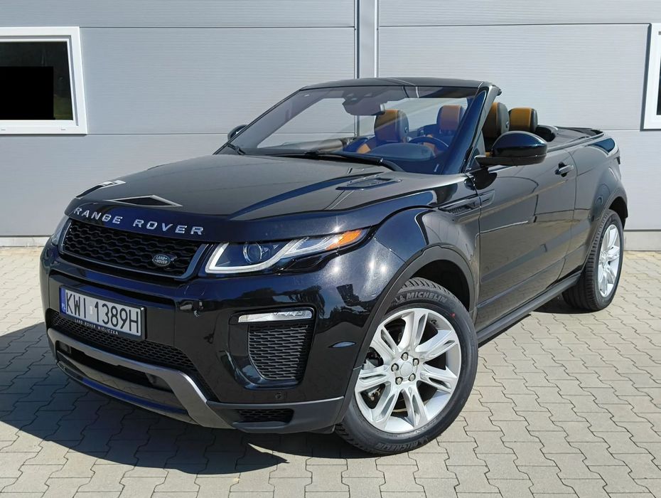 Land Rover Range Rover Evoque Cabrio, sprzedaż lub wynajem, gwarancja, FV 23 %