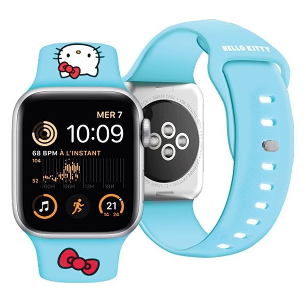 Hello Kitty Pasek Apple Watch 38/40/41mm niebieski/blue strap