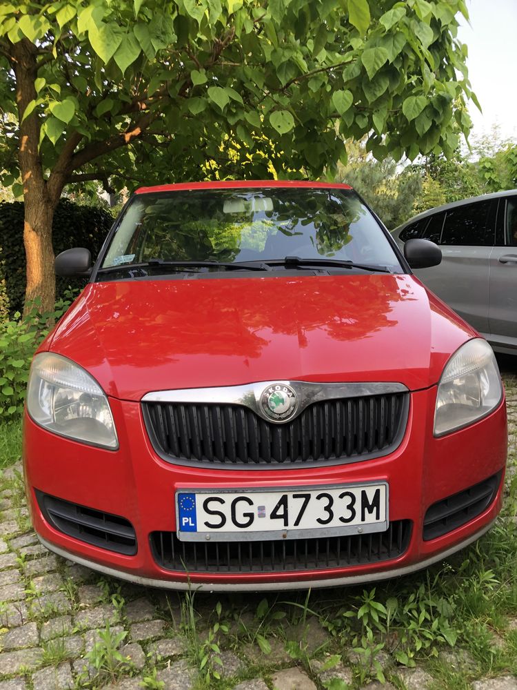 Skoda Fabia II Czerwona 2007