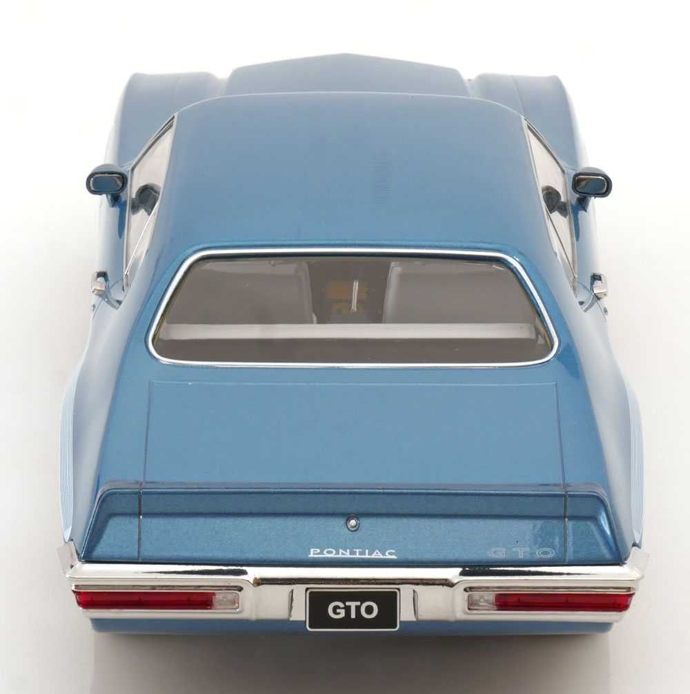Model 1:18 KK-Scale Pontiac LeMans GTO 1972 light blue metallic