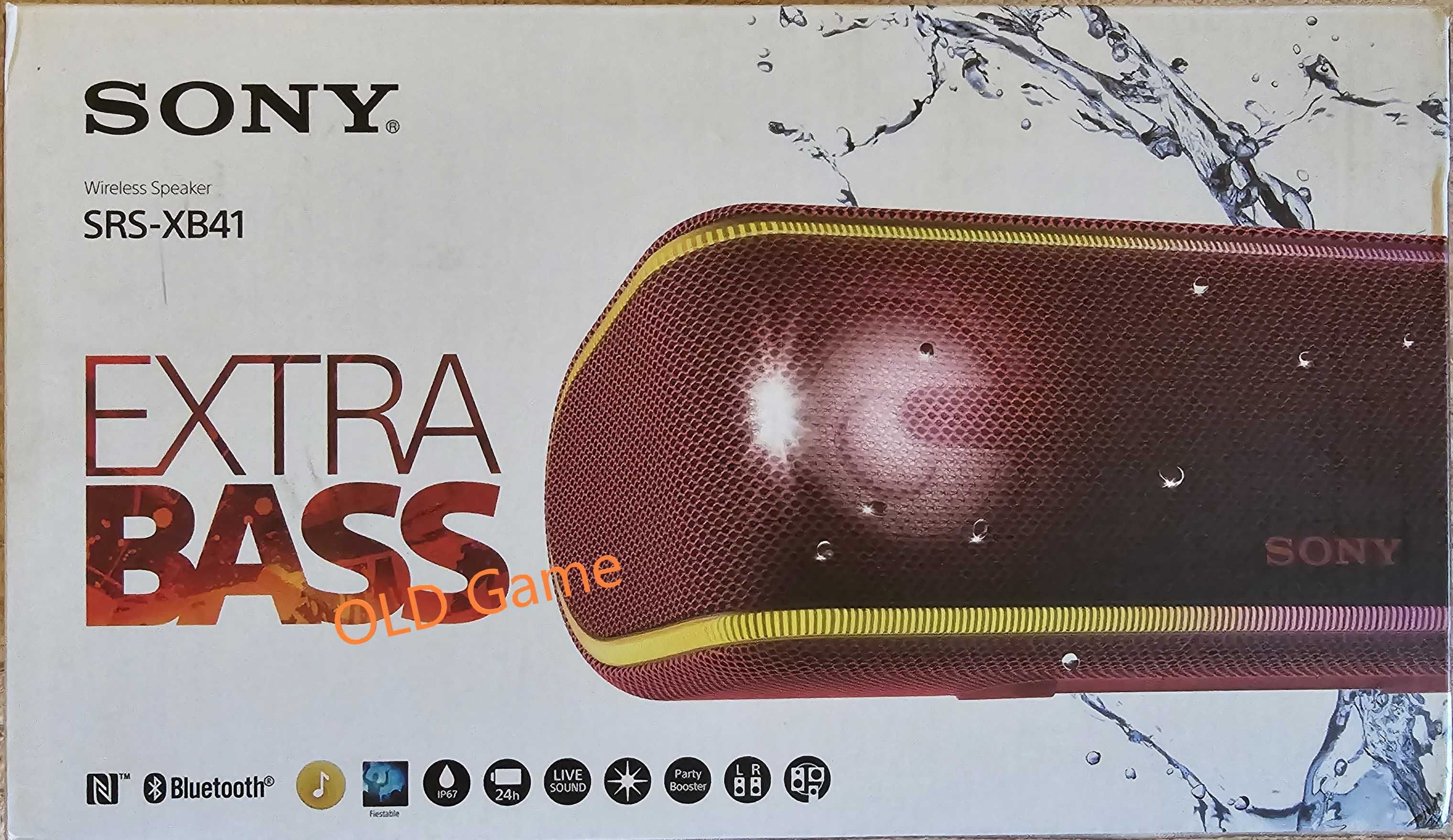 Портативна колонка Sony SRS-XB41 Red.