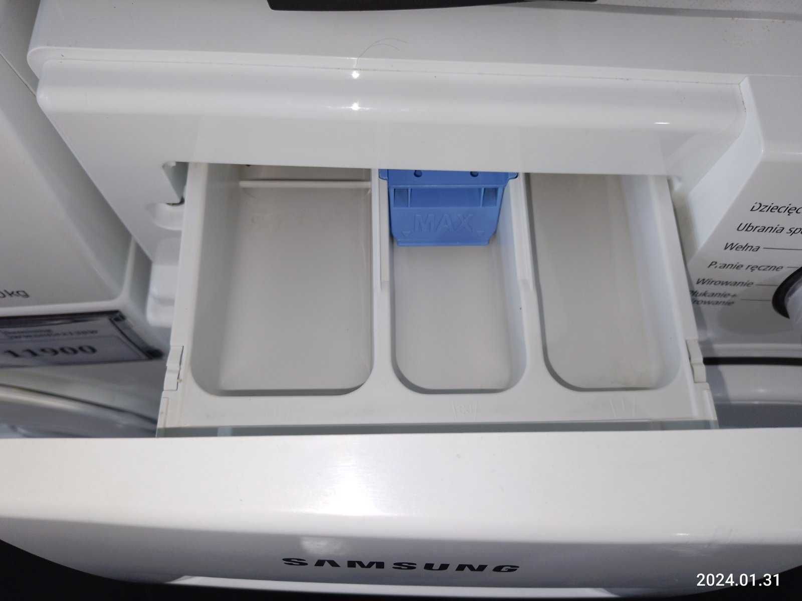 Стиральная машина узкая 40см Samsung WF60F4EONOW, 6кг А+ 1200об белая
