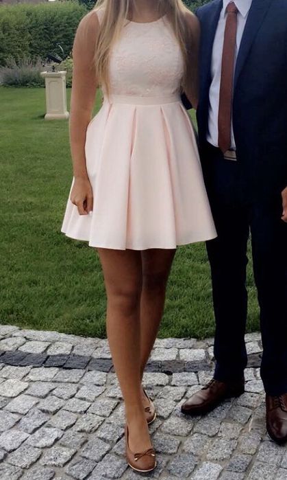 elegancka sukienka, wesele, Komunia, chrzciny, rozmiar S, łososiowa