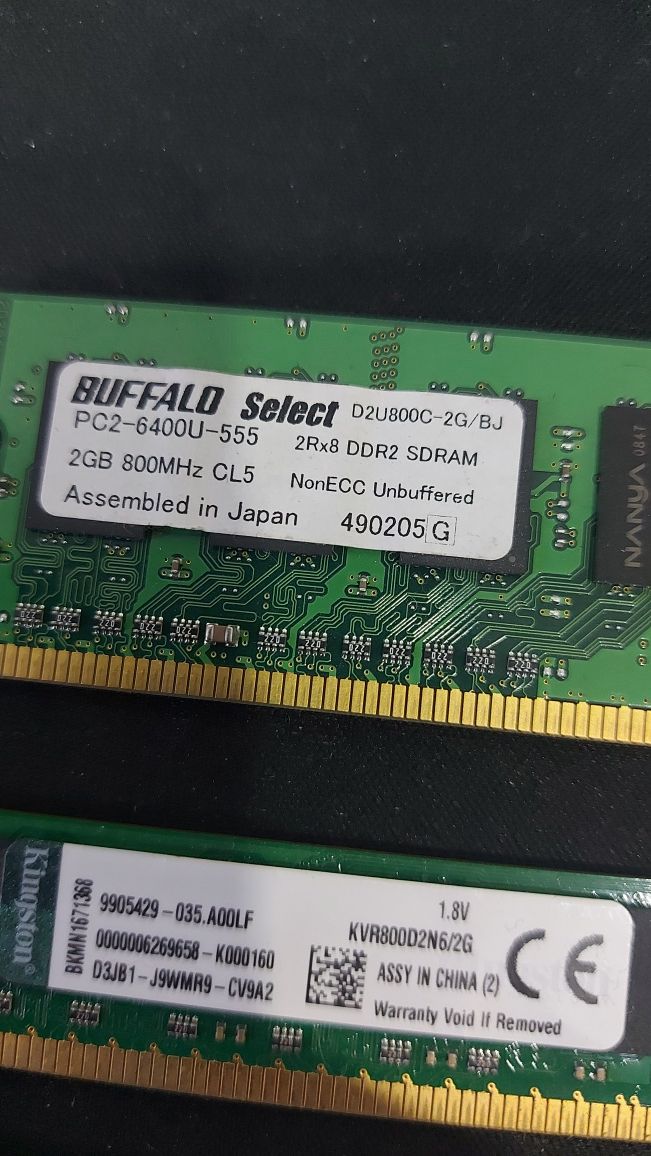 Memórias para desktop 2GB - 10€ Tudo