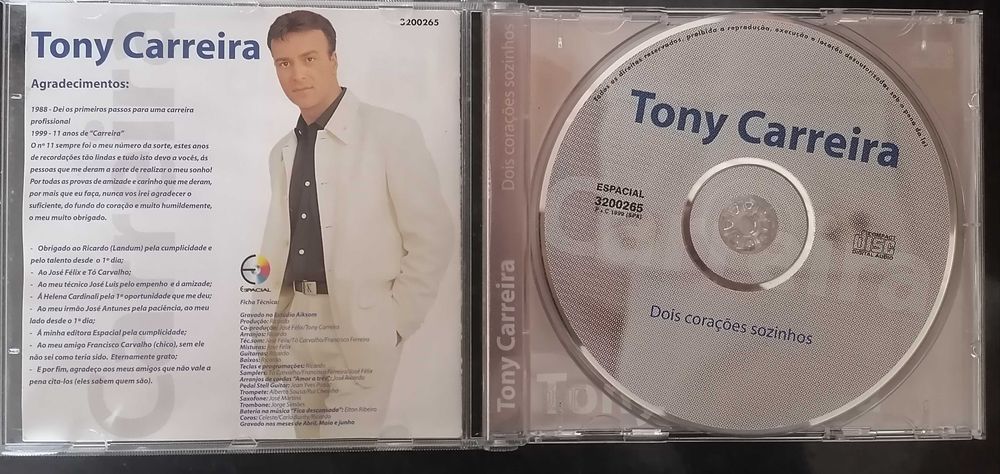 Tony Carreira Dois Corações Sozinhos