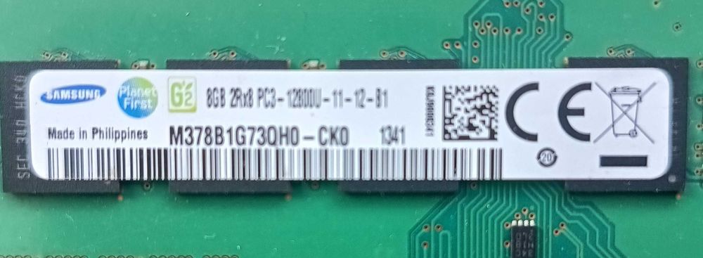 8GB DDR3-1600Mhz   Crucial/Samsung