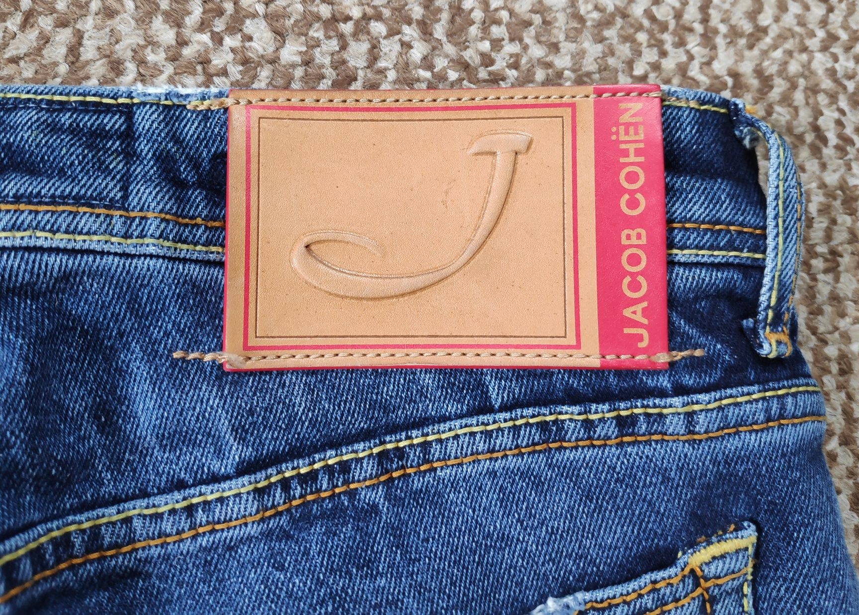 Jacob Cohen j688 comf джинсы made in italy оригинал W30 синие
