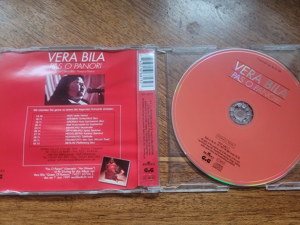 CD Singiel Vera Bila Pas O Panori 1997 BMG