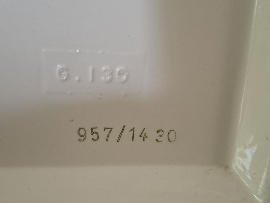 Zegar kuchenny ścienny Diehl dilectron porcelana 1960 r.