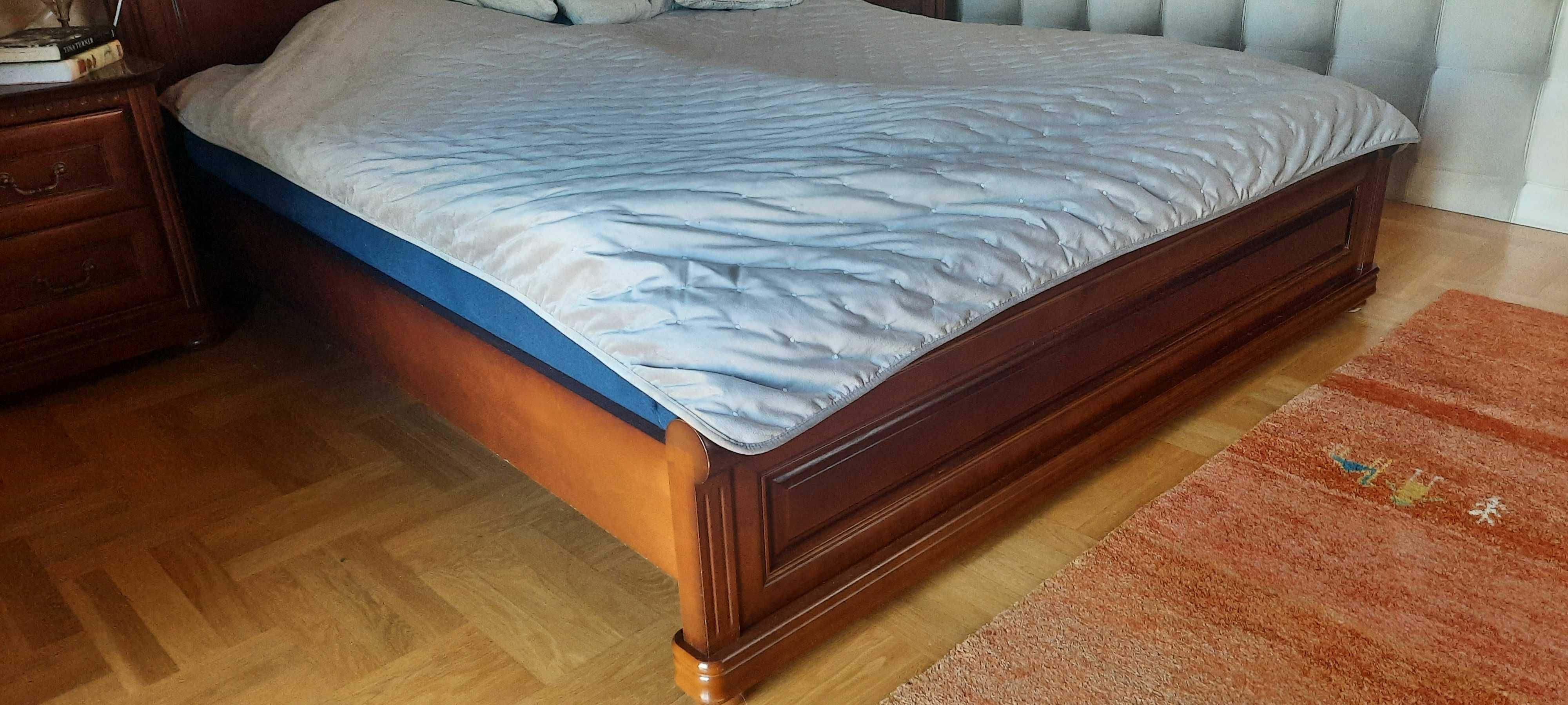 Drewniana rama łóżka - bydgoska fabryka mebli