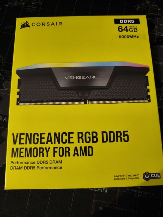 Zestaw Pamięć RAM 64GB 6000 MHz CL30 (2x32gb)