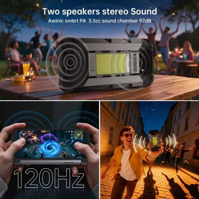 Unihertz 8849 Hike 12GB/512GB  23800mAh  IP69K 2.2GHz