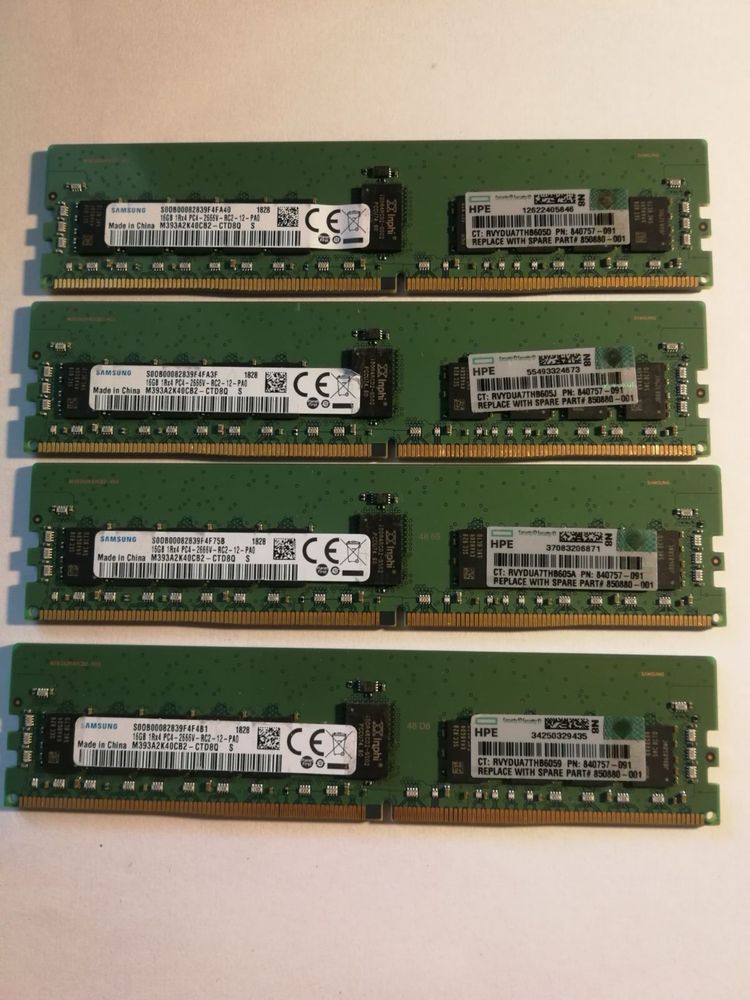 ddr4 16gb серверна оперативна памʼять x99 2133 2400 2666