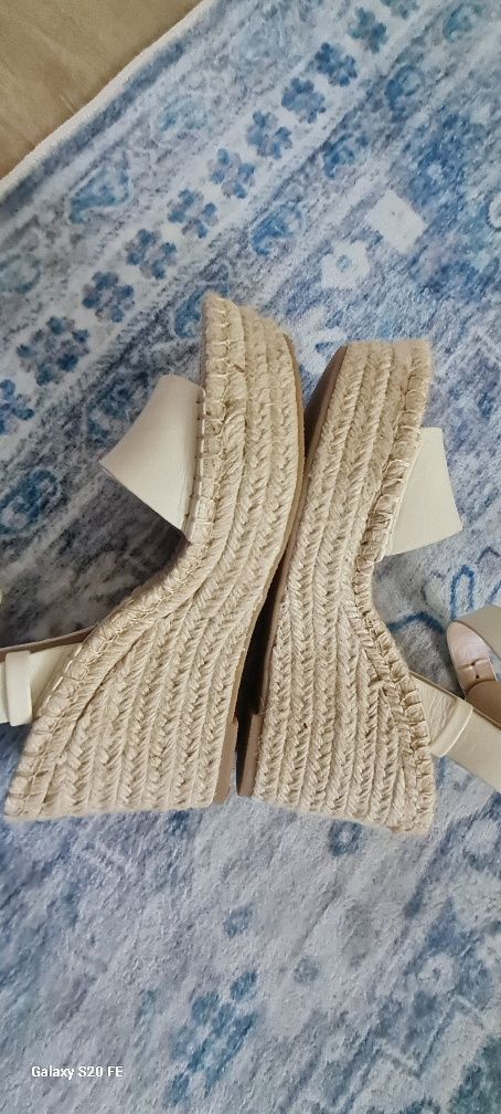 Sandały Zara nowe espadryle na koturnie rozmiar 36