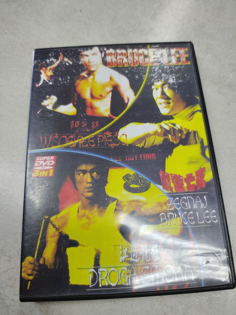 Bruce Lee x 3. Zestaw filmów dvd. Polskie napisy