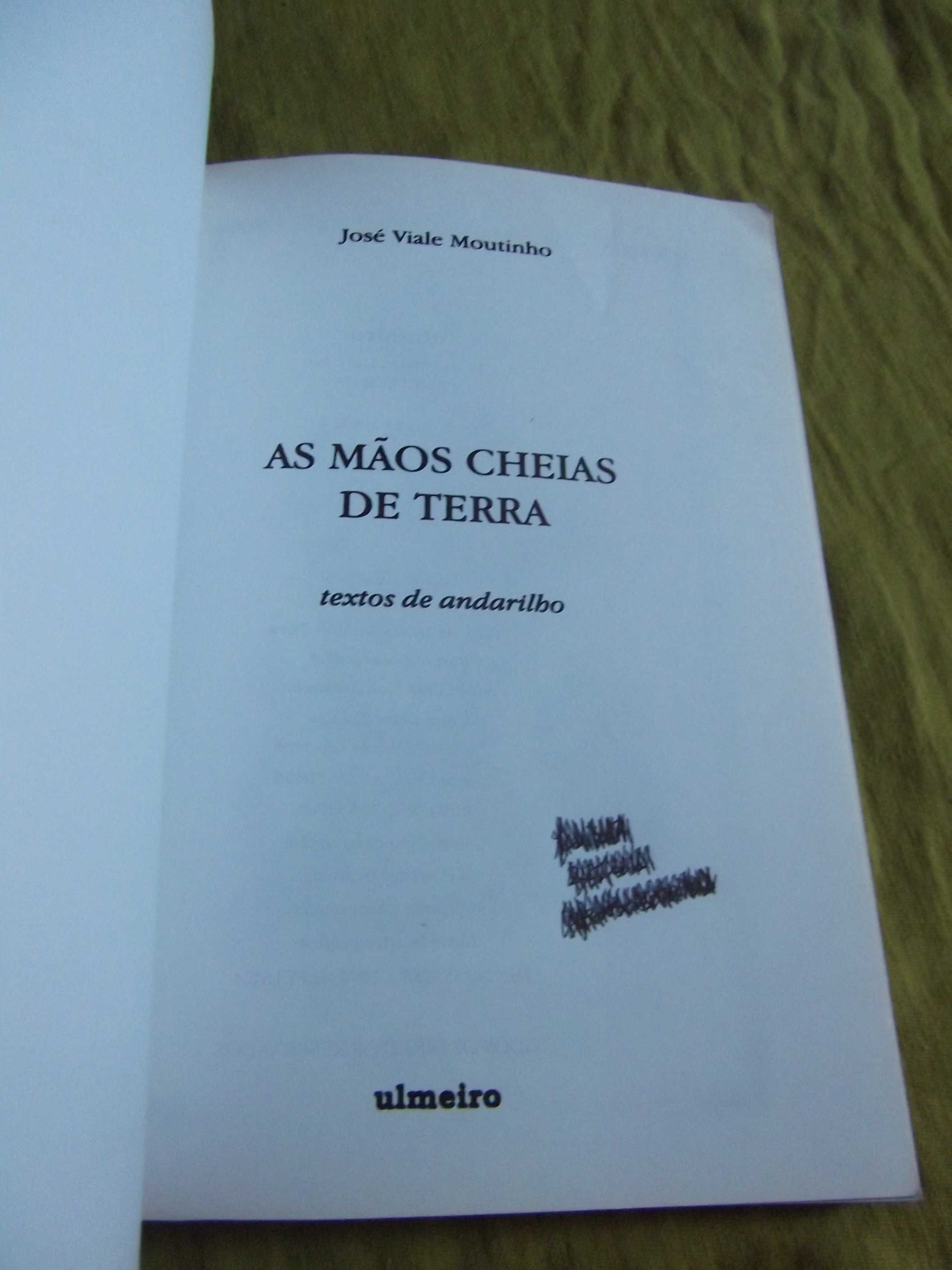 As mãos cheias de terra, textos do andarilho - José Viale Moutinho