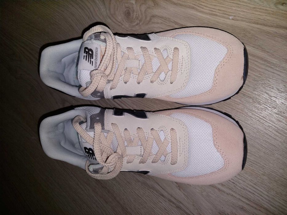 New Balance 574 Rose Water/ Black