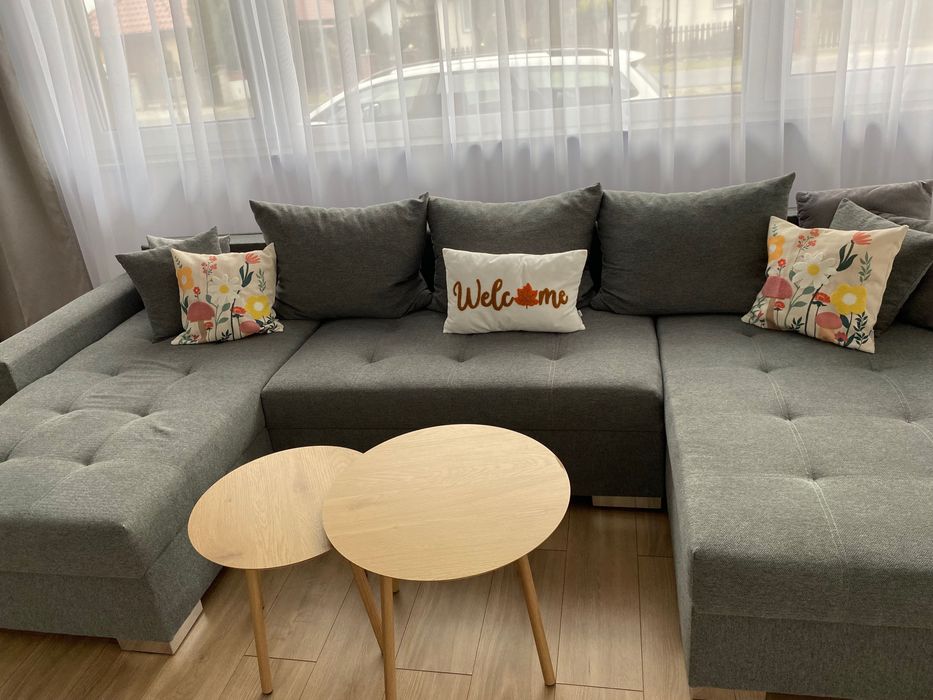 Narożnik szary w kształcie U