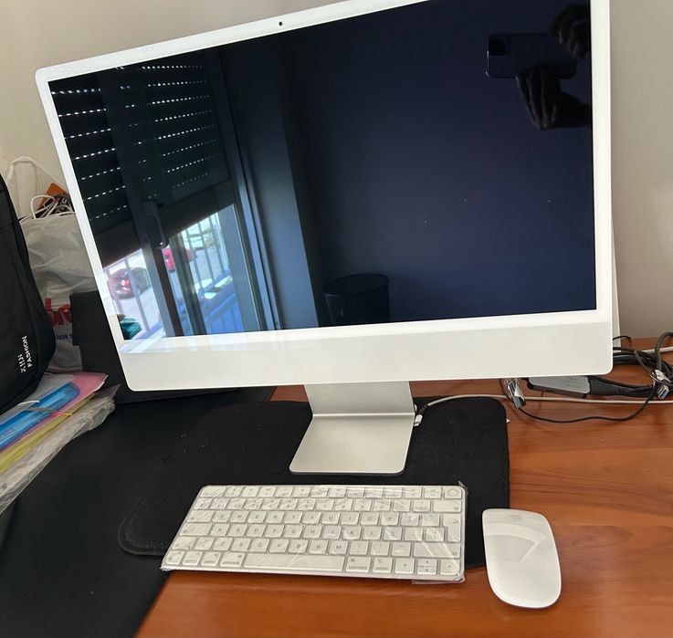 Top! Como novo! iMAC 2021 24” 16GB SSD 1 TB + rato + teclado + caixa