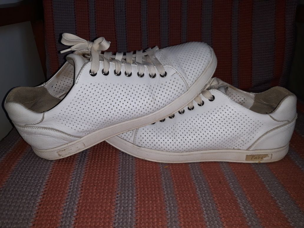 Білі кросівки (кеди)faber від українського виробника. 40розмір