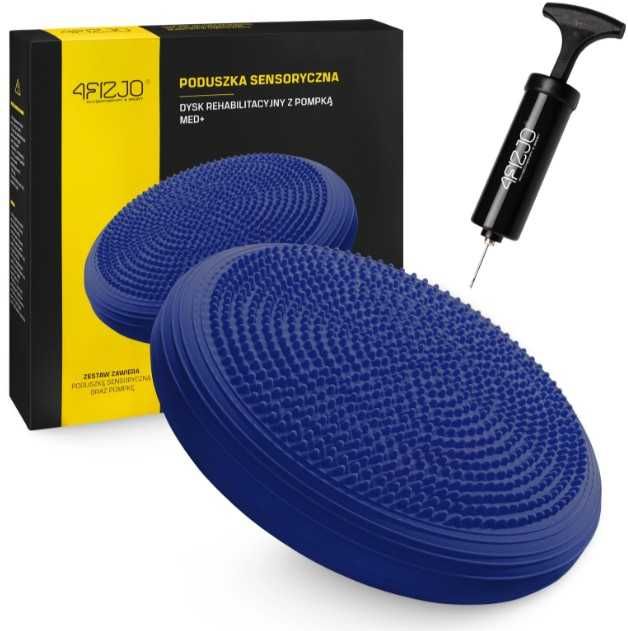 Poduszka sensomotoryczna 4FIZJO MED+ GRANATOWA + Pompka GRATIS !!!