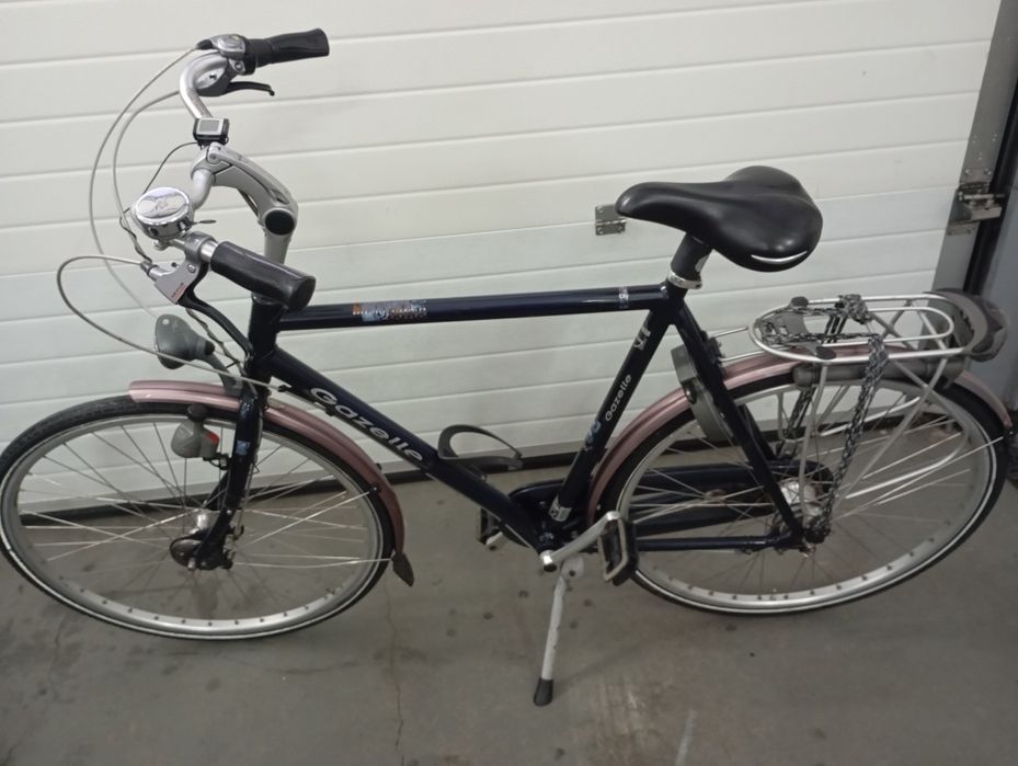 Dwa rowery miejskie Gazelle Aluminium