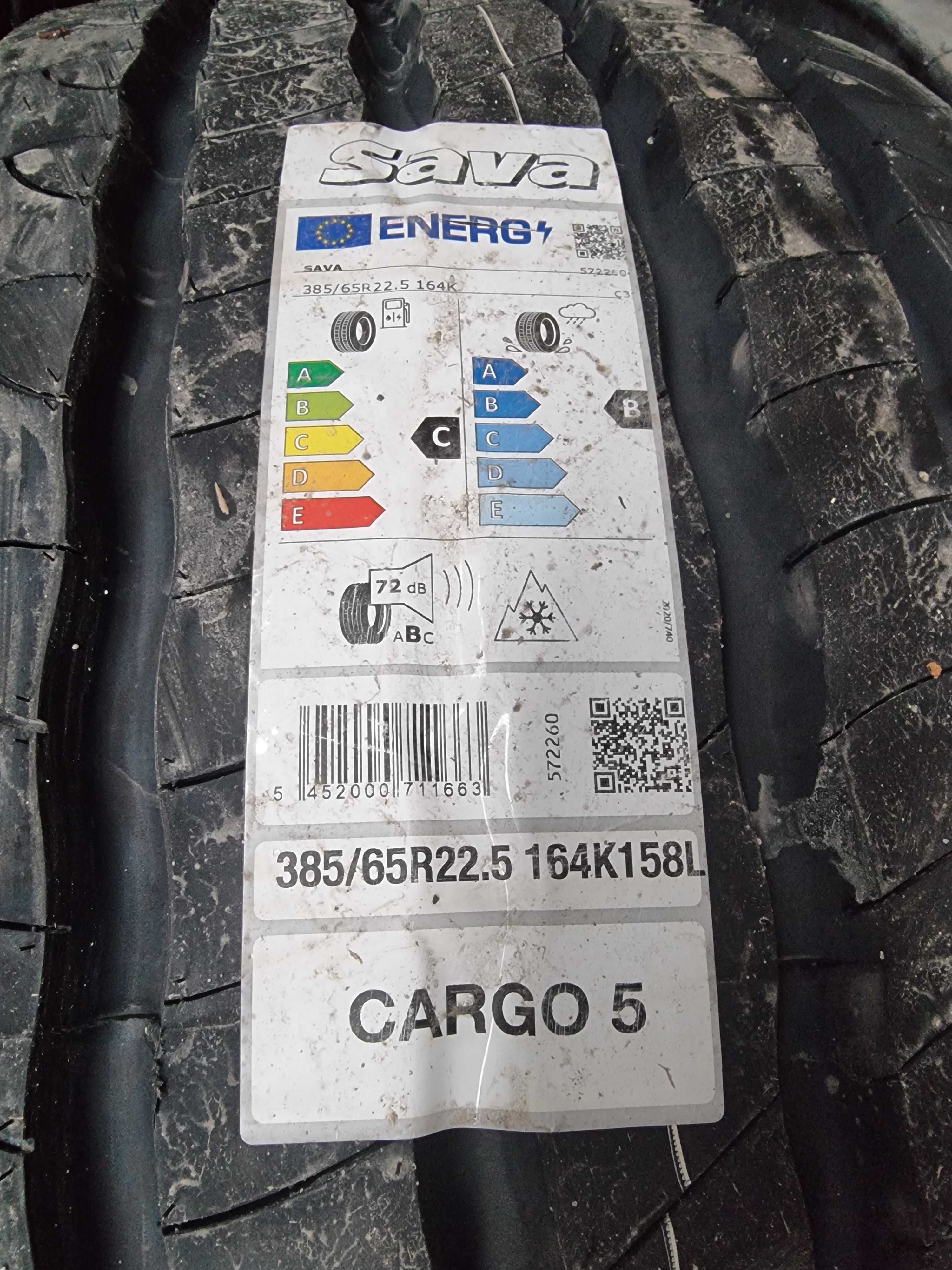 NOWE opony 385/65R22.5 Sava Cargo 5 - cena BRUTTO